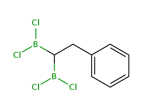 Molecular Structure of 337379-06-3 (1,1-bis(dichloroboryl)-2-phenylethane)
