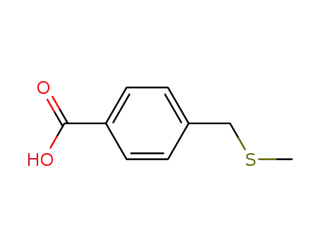 Molecular Structure of 67003-48-9 (4-[(METHYLTHIO)METHYL]BENZOIC ACID)
