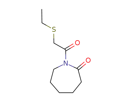Molecular Structure of 221444-88-8 (1-ethylsulfenylacetylazepan-2-one)
