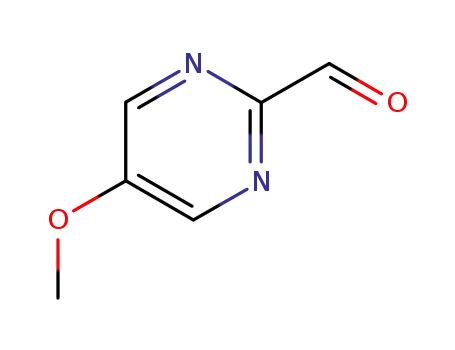 Molecular Structure of 220114-83-0 (2-Pyrimidinecarboxaldehyde, 5-methoxy- (9CI))