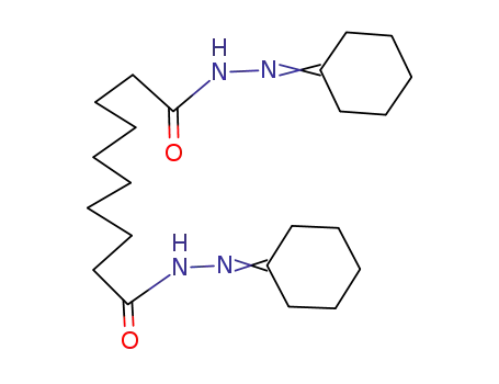 Molecular Structure of 29277-37-0 (Sebacinsaeure-di-(cyclohexylidenhydrazid))