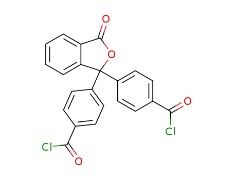 Benzoyl chloride, 4,4'-(3-oxo-1(3H)-isobenzofuranylidene)bis-