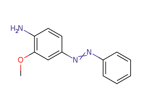 Molecular Structure of 3544-23-8 (2-methoxy-4-aminoazobenzene)
