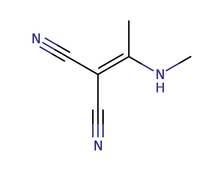Molecular Structure of 118663-61-9 (Propanedinitrile, [1-(methylamino)ethylidene]-)