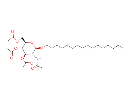 HEXADECYL 2-ACETAMIDO-3,4,6-TRI-O-ACETYL-2-DEOXY-BETA-D-GLUCOPYRANOSIDE