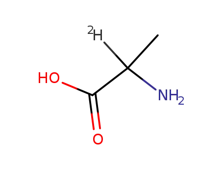 Molecular Structure of 31024-91-6 (DL-ALANINE-2-D1)