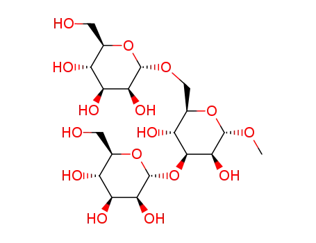 Molecular Structure of 68601-74-1 (ALPHA1,3ALPHA1,6-MANNOTRIOSE, ALPHA-METHYL GLYCOSIDE)