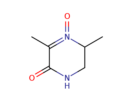2-1H-PYRAZINONE,5,6-DIHYDRO-3,5-DIMETHYL-,4-OXIDE
