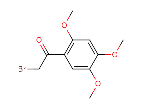 Molecular Structure of 7298-46-6 (ACETOPHENONE, 2-BROMO-2',4',5'-TRIMETHOXY-)