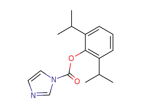 Molecular Structure of 127979-33-3 (2,6-diisopropyl 1H-imidazole-1-carboxylate)