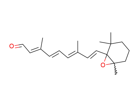 Molecular Structure of 739-13-9 (5,6-epoxyretinal)