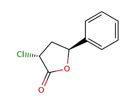 Molecular Structure of 72406-93-0 (cis-3-chlorodihydro-5-phenylfuran-2(3H)-one)