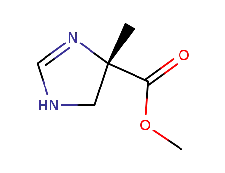 Molecular Structure of 190393-75-0 (1H-Imidazole-4-carboxylicacid,4,5-dihydro-4-methyl-,methylester,(S)-(9CI))