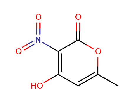 2H-Pyran-2-one, 4-hydroxy-6-methyl-3-nitro-