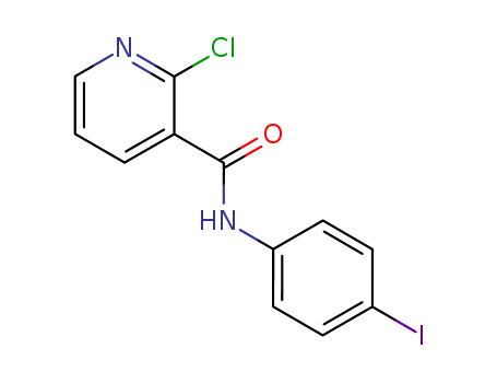 3-Pyridinecarboxamide, 2-chloro-N-(4-iodophenyl)-