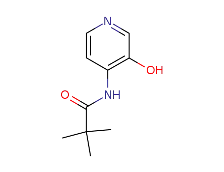 Molecular Structure of 169205-93-0 (N-(3-HYDROXY-PYRIDIN-4-YL)-2,2-DIMETHYL-PROPIONAMIDE)