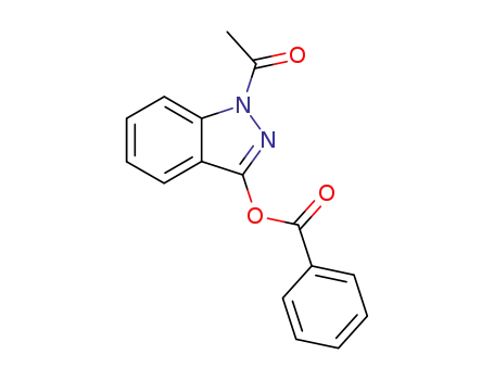 1-acetyl-3-benzoyloxy-1<i>H</i>-indazole