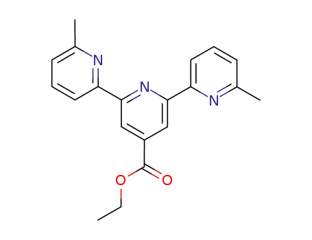 Molecular Structure of 372520-84-8 (6,6''-DIMETHYL-[2,2':6',2''-TERPYRIDINE]-4'-CARBOXYLIC ACID ETHYL ESTER)