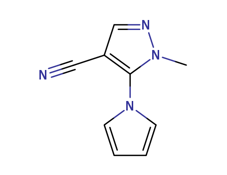 4-cyano-1-methyl-5-(1H-pyrrol-1-yl)-1H-pyrazole