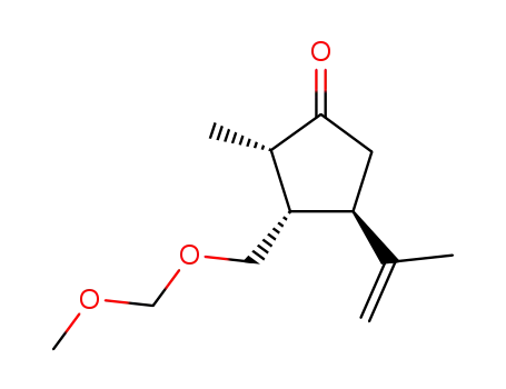 Cyclopentanone,
3-[(methoxymethoxy)methyl]-2-methyl-4-(1-methylethenyl)-, (2S,3S,4R)-