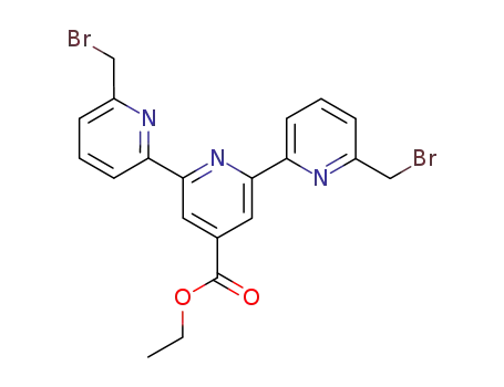 Molecular Structure of 372520-85-9 (6,6''-BIS(BROMOMETHYL)-[2,2':6',2''-TERPYRIDINE]-4'-CARBOXYLIC ACID ETHYL ESTER)