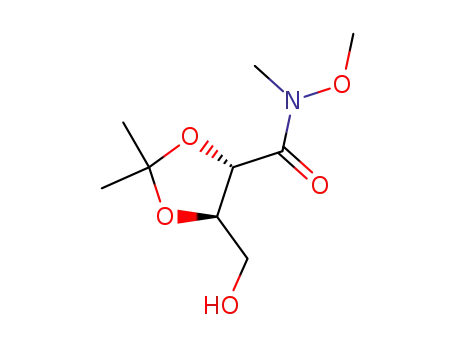 1,3-Dioxolane-4-carboxamide,
5-(hydroxymethyl)-N-methoxy-N,2,2-trimethyl-, (4S,5R)-