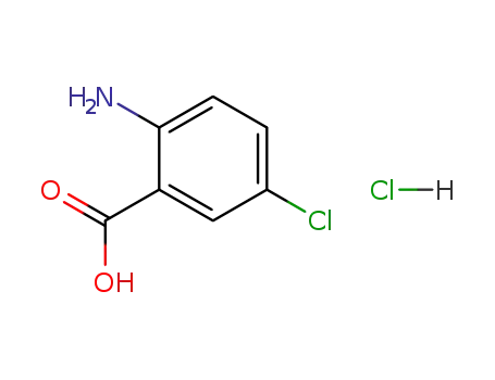 Molecular Structure of 74189-19-8 (2-AMINO-5-CHLORO-BENZOIC ACID HCL)