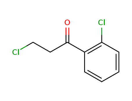 1-Propanone, 3-chloro-1-(2-chlorophenyl)-                                                                                                                                                               