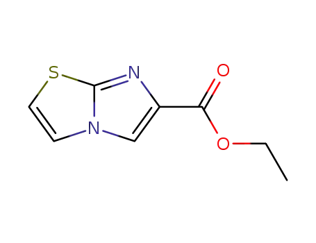 Molecular Structure of 64951-04-8 (ETHYL IMIDAZO[2,1-B][1,3]THIAZOLE-6-CARBOXYLATE)