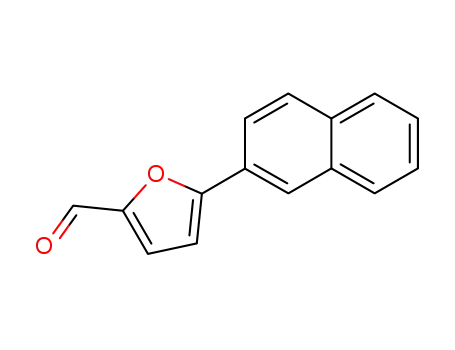 Molecular Structure of 51792-37-1 (2-Furancarboxaldehyde, 5-(2-naphthalenyl)-)