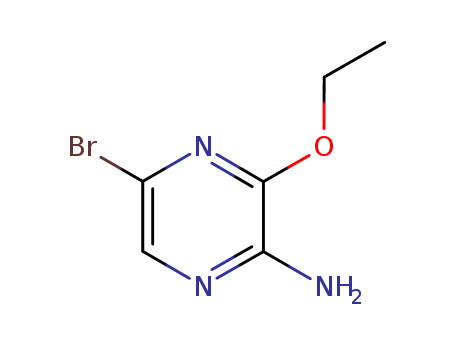 2-Pyrazinamine,5-bromo-3-ethoxy-