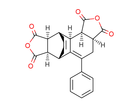 (+/-)-8-phenyl-(4a<i>r</i>)-1,2,3,4,4a,5,6,7-octahydro-1<i>t</i>,4<i>t</i>-etheno-naphthalene-2<i>t</i>,3<i>t</i>,5<i>t</i>,6<i>t</i>-tetracarboxylic acid-2,3;5,6-dianhydride