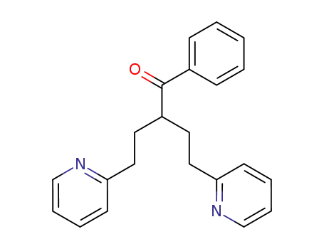 Molecular Structure of 6303-62-4 (1-phenyl-4-(pyridin-2-yl)-2-[2-(pyridin-2-yl)ethyl]butan-1-one)
