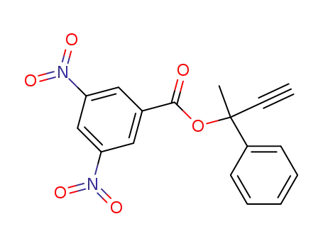 3,5-dinitro-benzoic acid-(1-methyl-1-phenyl-prop-2-ynyl ester)