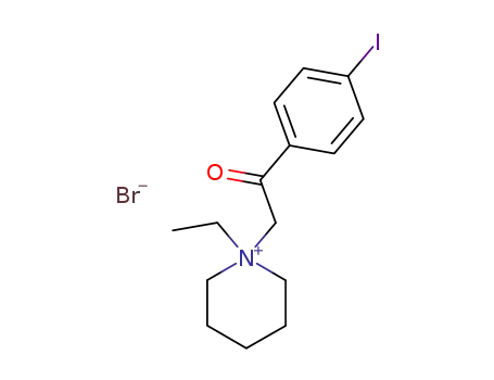 Molecular Structure of 7248-94-4 (1-ethyl-1-[2-(4-iodophenyl)-2-oxoethyl]piperidinium)