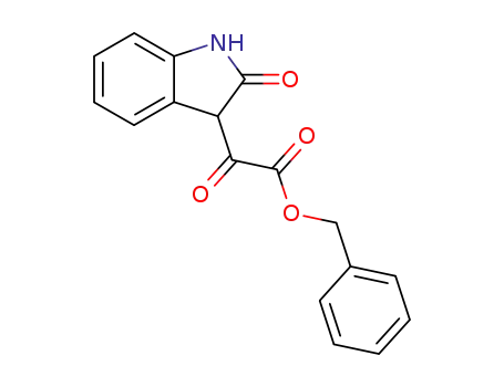 Molecular Structure of 65112-89-2 ((2-oxo-indolin-3-yl)-glyoxylic acid benzyl ester)