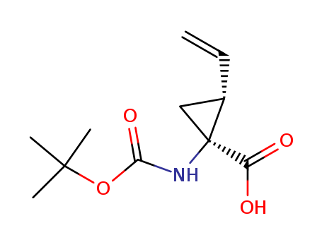 Cyclopropanecarboxylic acid, 1-[[(1,1-diMethylethoxy)carbonyl]aMino]-2-ethenyl-, (1S,2R)-