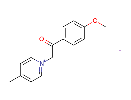 Pyridinium,1-[2-(4-methoxyphenyl)-2-oxoethyl]-4-methyl-, iodide (1:1) cas  7467-06-3