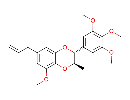 (2R)-2,3-Dihydro-5-methoxy-3β-methyl-7-(2-propenyl)-2α-(3,4,5-trimethoxyphenyl)-1,4-benzodioxin