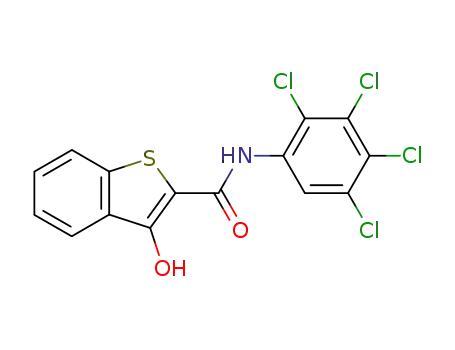 3-Hydroxy-benzo[b]thiophene-2-carboxylic acid (2,3,4,5-tetrachloro-phenyl)-amide