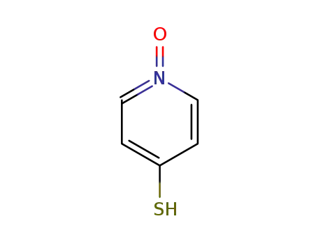 Molecular Structure of 33486-07-6 (4-Pyridinethiol,1-oxide(6CI,7CI,8CI,9CI))
