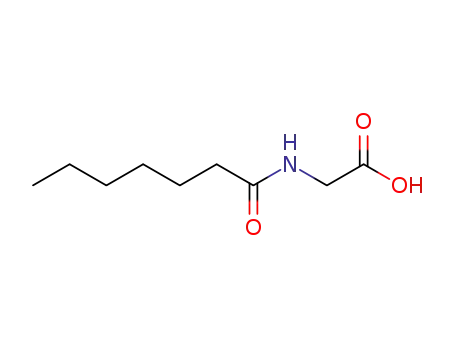 Molecular Structure of 23783-23-5 (Heptanoyl glycine)