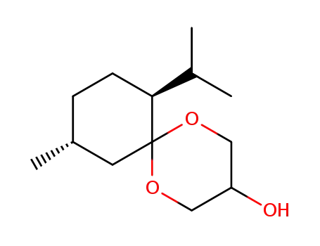 Molecular Structure of 67785-70-0 (Menthone 1,2-glycerol ketal)