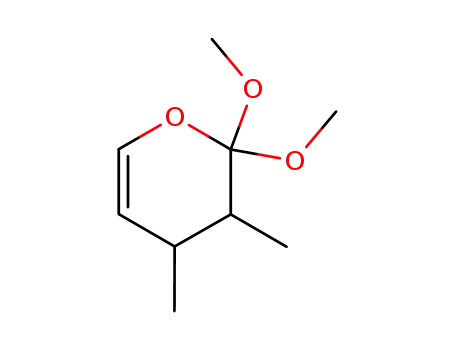 Molecular Structure of 77998-71-1 (2H-Pyran, 3,4-dihydro-2,2-dimethoxy-3,4-dimethyl-)