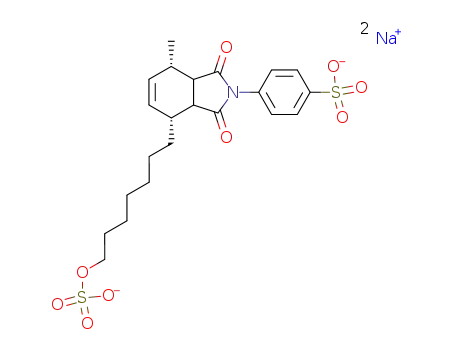 3a,4,7,7a-Tetrahydro-2-(4-sodium sulfophenyl)-4β-(7-sodium sulfatoheptyl)-7β-methyl-1H-isoindole-1,3(2H)-dione