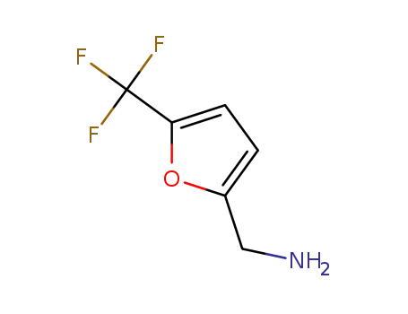 Molecular Structure of 868755-68-4 (2-(AMINOMETHYL)-5-(TRIFLUOROMETHYL)FURAN 97%1-[5-(TRIFLUOROMETHYL)-2-FURYL]METHYLAMINE)