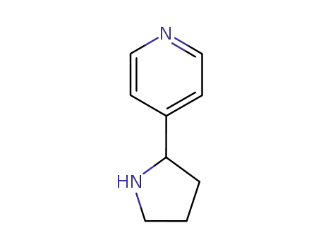 Molecular Structure of 128562-25-4 (4-Pyrrolidin-2-ylpyridine)