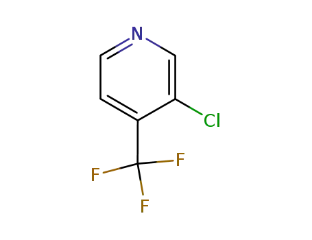 Molecular Structure of 81565-19-7 (3-Chloro-4-(trifluoromethyl)pyridine)