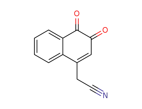 (3,4-Dioxo-3,4-dihydronaphthalen-1-yl)acetonitrile