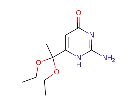 2-amino-6-(1,1-diethoxyethyl)pyrimidin-4(1H)-one